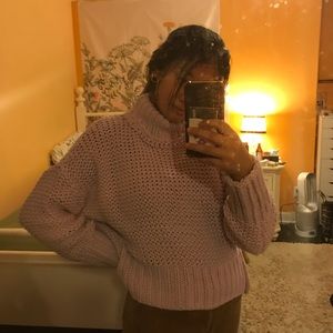 NWOT Free People Purple Sweater
